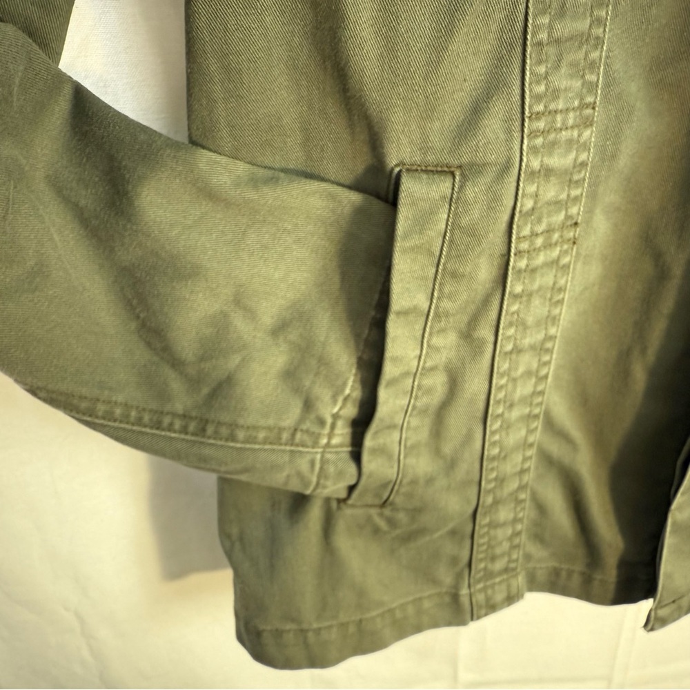 Authentic Stamp 10 Button Down Utility Jacket L/X… - image 5